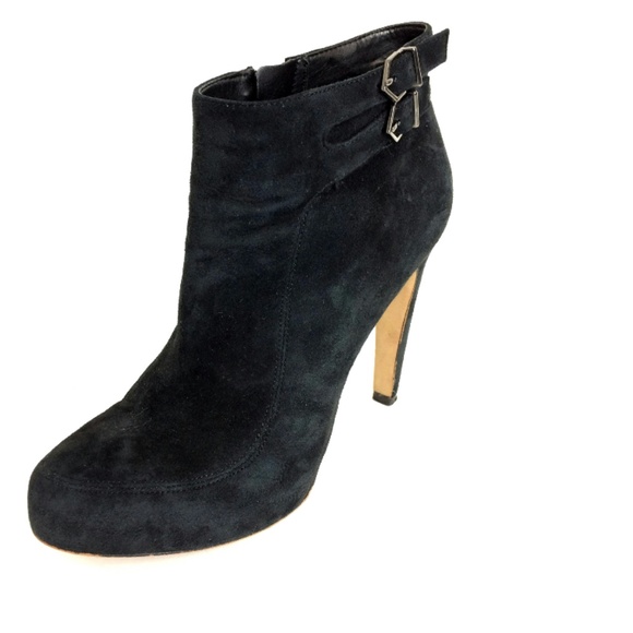 Sam Edelman Shoes - Sam Edelman Suede Pointed Toe Booties w/Buckles
